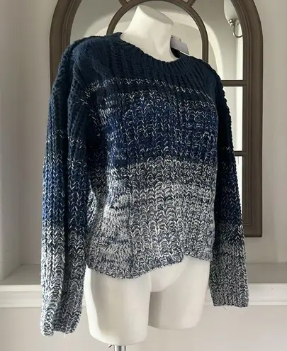 525 Ombré Sweater in Dark Blue Multi Size L New w/Tag Size L