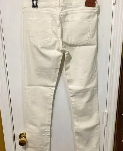 Pepe Jeans NEW London women's size 30 beige distressed slim stretch jeans NWOT