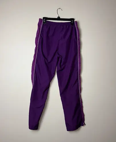 Ativa Purple Striped Track Pants Size Medium Women's