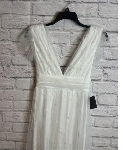 Soiéblu Soieblu NWT Celestial Star White Tulle Maxi Fairycore Formal Dress Size Small