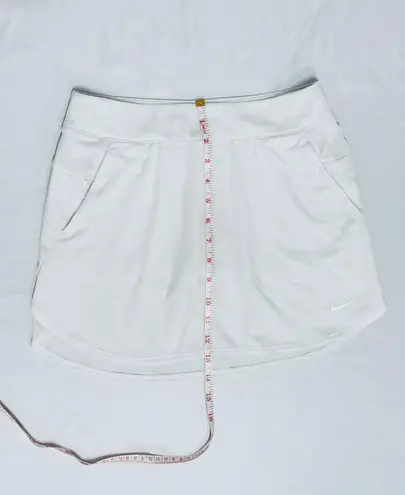 Nike Dri Fit Courtside White Tennis Skirt/Skort - M