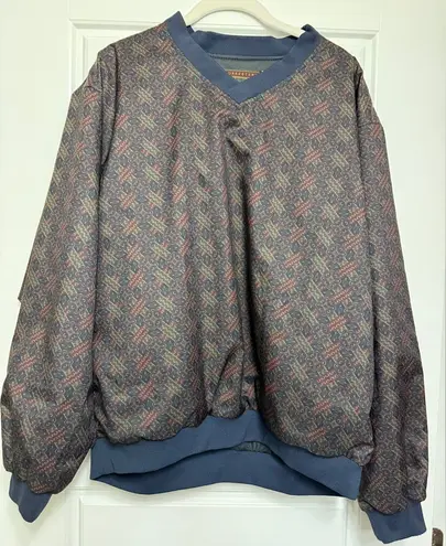 Forrester's Women's Pullover Jacket Golf Medium 1990s Vtg Blue