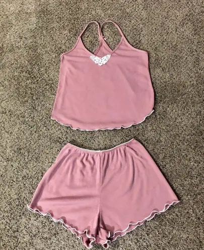 Petra Fashions Vintage Pajama Short Set Womens S Used