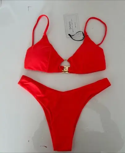 boutique (SVVIAA) orange bikini set