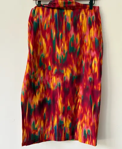 We Wore What Cutout Midi Skirt