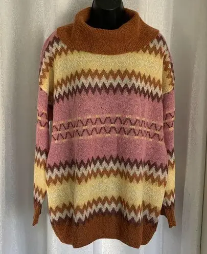 CLAIRE WOMAN SWEATER Sz:XL Pink