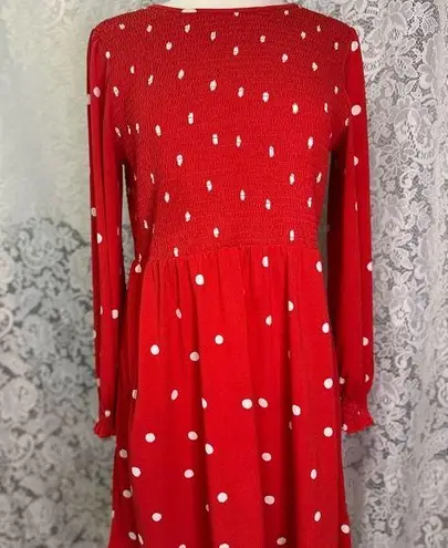 Popsugar Red and White polka dot Pop Sugar dress