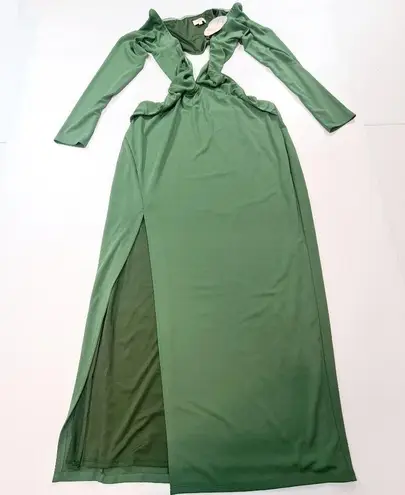 Camila Coelho Maeve Midi Dress in Basil Green XL