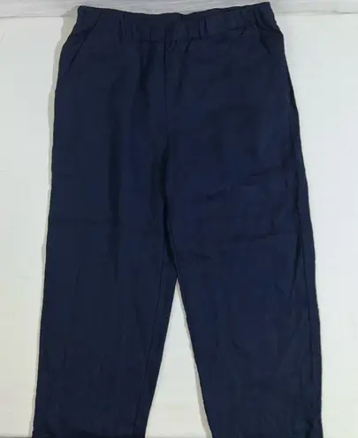 Quince Womens European 100% Linen Pants Size L Sustainable Hypoallergenic