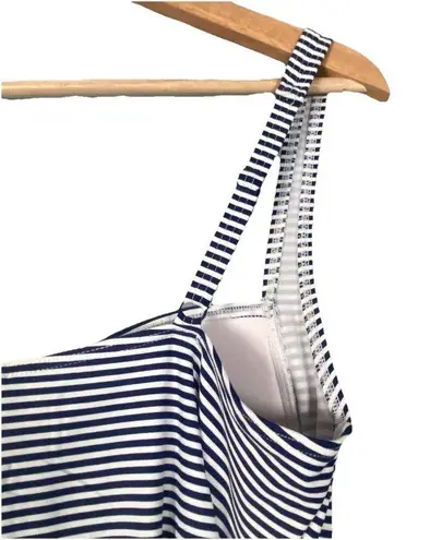NIPTUCK SWIM Multi Fit Cup Sorrento Stripe Joanne One Piece Swimsuit Sz 12 Beach Blue