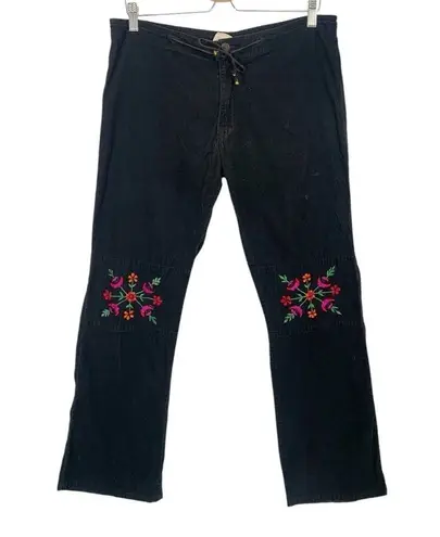 Vintage The Nepali bazaar Y2K Corduroy Pants Size Large Black
