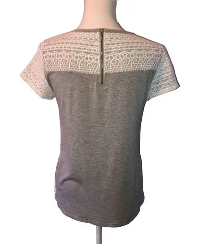 Sojo Blouse Womens S Used Gray Cream