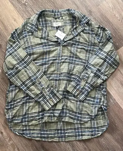 American Eagle Plaid Flannel - Image 1