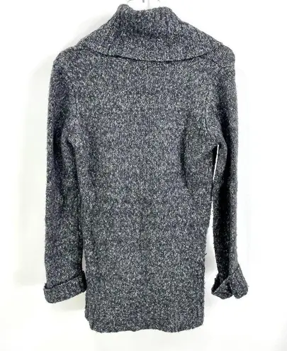 BCBG MAXAZRIA Gray Knit Cowl Neck Tunic Sweater