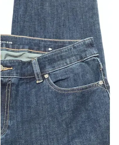 Chico's  Five Pocket Denim Mid-Rise Straight Leg Jeans Blue Size 6 Short NWOT