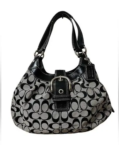 Coach Vintage  Over The Shoulder Hobo Bag- Black