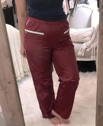 Nike  size medium burgundy track pants/joggers