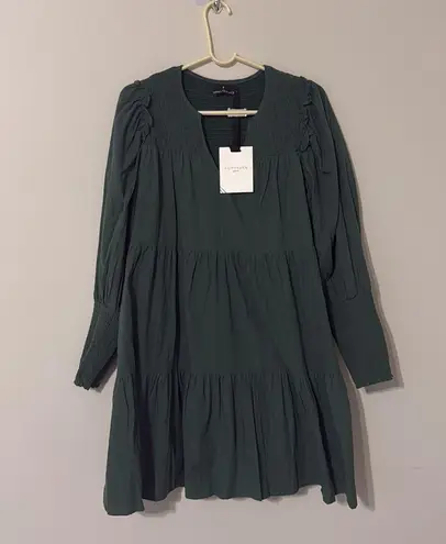Tuckernuck Jaguar Green Ceci Dress POMANDER PLACE XS