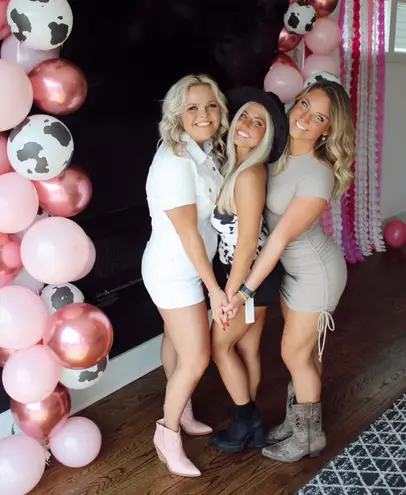 Anna Grace Cow print top 