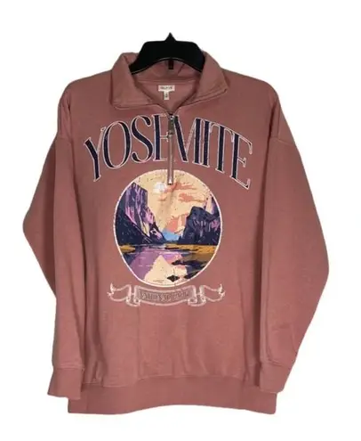 Self Esteem Quarter Zip Oversized “Yosemite” Sweater