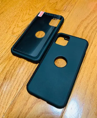 iPhone 11 Pro Max Fashion 360 Shockproof Case Black