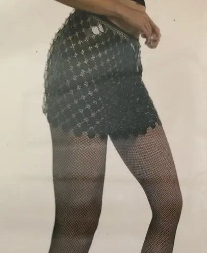 New Mini Disc Skirt Black sz Adult Standard OS New Years Halloween Costume party