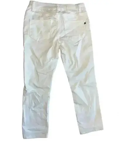 Tahari White Straight Leg Jeans Classic Denim Pants New with Tags F36