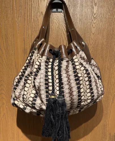 Jimmy Choo JIMMY CHOOSE PRINTED CANVAS HOBO BAG COA included!!! - Image 1