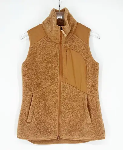 Indyeva Cordero Full Zip Sherpa Vest M Tan Size M