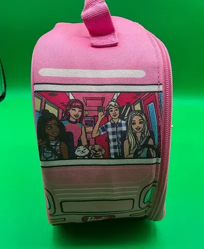 A Rare Barbie Van Shaped Bright Pink Thermos Insulated Lunch Box Cute!