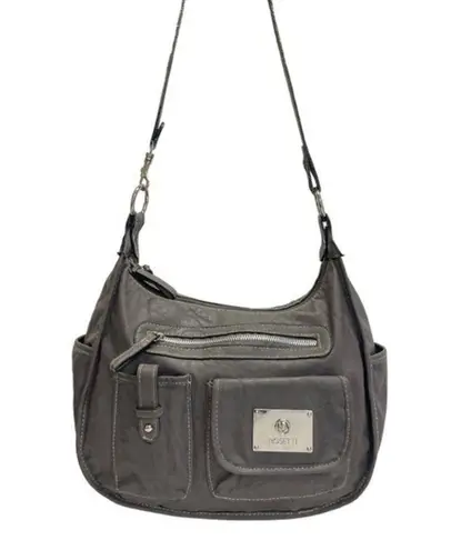 Rosetti Vintage Rossetti Gray Vegan Leather Satchel Purse 90s Y2K