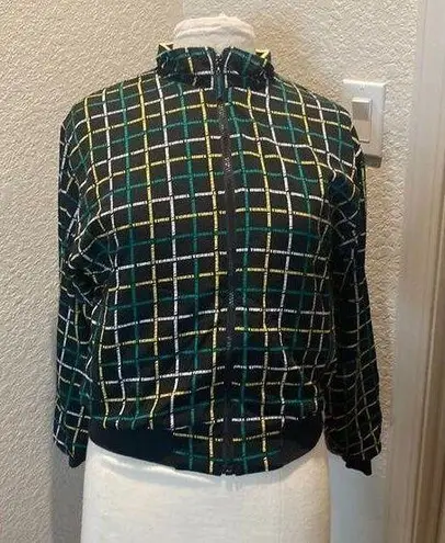 Vintage Tail Women’s Zipper “Tennis Time” Sporty Sweatshirt EUC Sz XS Black