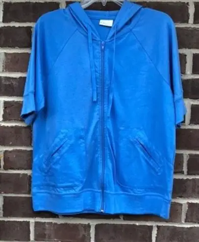 kim rogers casual Blue sail zip hoodie