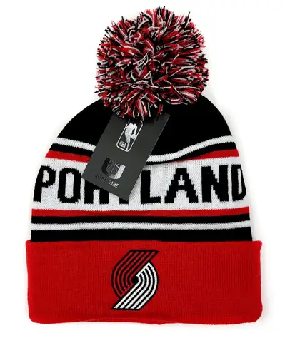 Nba Portland Trail Blazers Winter Hat Beanie Mens Womens Gear Basketball Gift