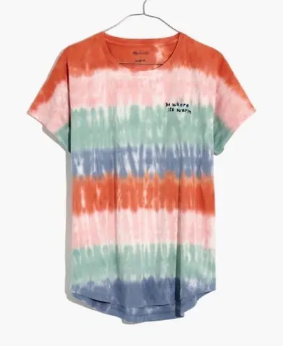 Madewell nwt //  x warm be where it’s warm tie dye