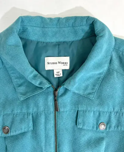 Studio Works Faux Suede Jacket/Blazer