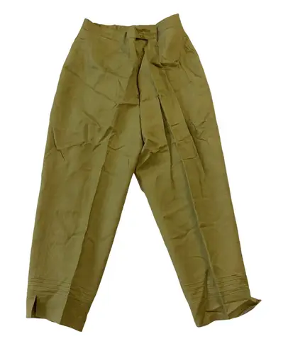 Larry Levine Linen Blend Ankle Pants