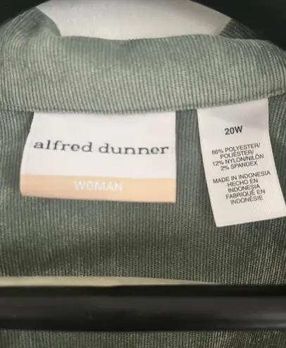 Alfred Dunner Petite Green Alfred Dunner Corduroy Jacket