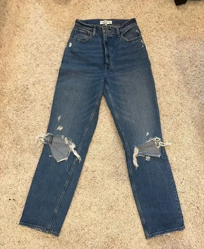 Abercrombie & Fitch 90s ultra high rise curve love jeans thumbnail 1