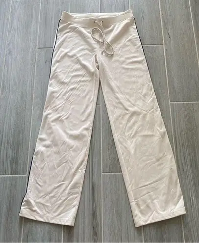 Johnny Was NEW IVORY CREAM CASUAL TRACKSUIT PANTS SZ SMALL