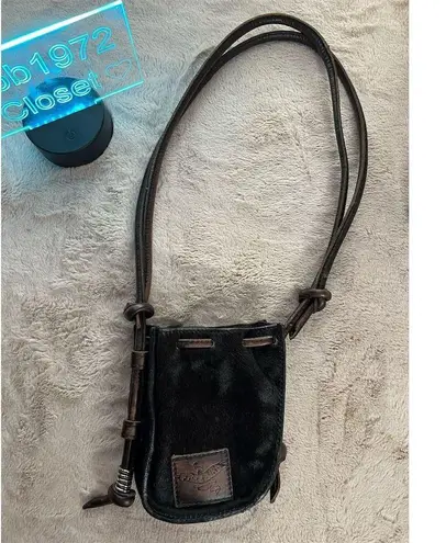 Freebird by Steven Stella Mini Crossbody Bag Black/Brown Studded Detaili… Black