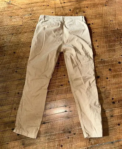 J Crew tan business casual preppy flat front sz 26 pants