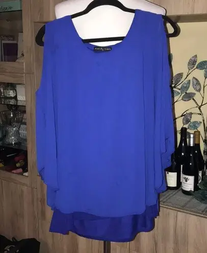 Kim And Cami Royal Blue Blouse 1113