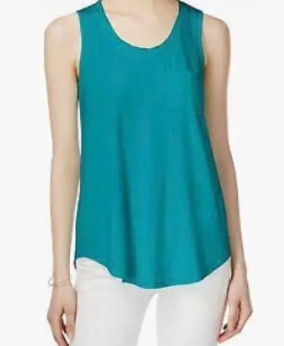 Maison Jules NWOT Teal Sleeveless Blouse