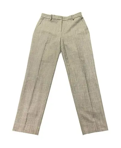 MM Lafleur Womens 2 Midrise Dress Pants Virgin Wool Blend Gray Ankle Office