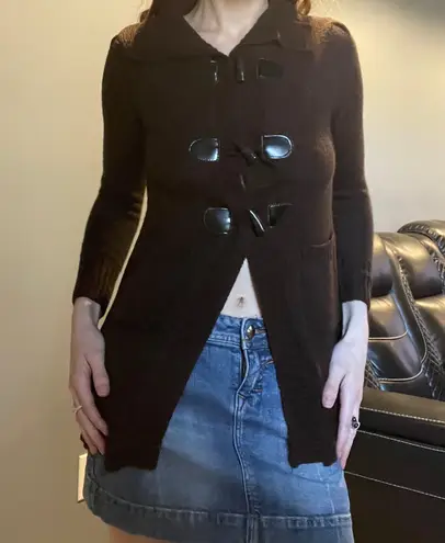 Dollhouse Brown Button Cardigan