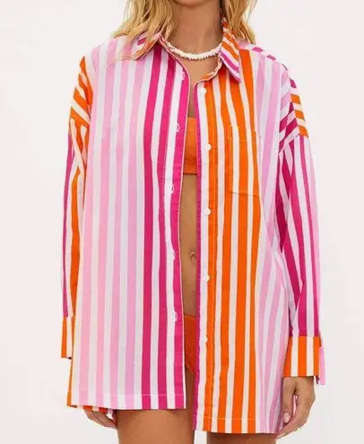 Beach Riot ALEXA TOP SUNSET STRIPES Size Small/Medium