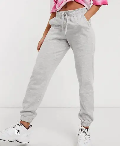 New Collusion Skinny Joggers Sweatpants Heather Grey Size 6 Short Length Gray