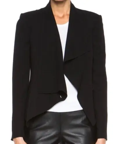 Helmut Lang Flash Drape Blazer Black