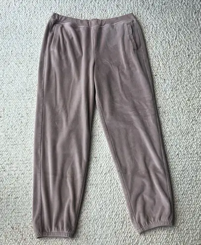 Barefoot Dreams Luxechic Knit Plush Velvet Jogger Faded Rose Medium